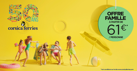 Agence LMWR - Be Work And Roll - Embarquez toutes vos envies avec la nouvelle pub des 50 ans Corsica Ferries !