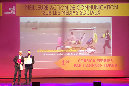 Agence LMWR - Be Work And Roll - LMWR triplement récompensée aux Trophées de la communication 2018