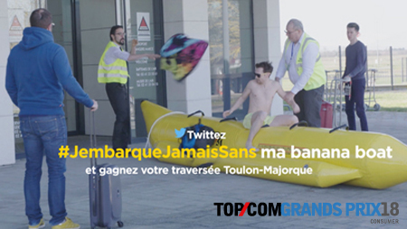 Agence LMWR - Be Work And Roll - #JembarqueJamaisSans, une campagne virale pour la nouvelle ligne Corsica Ferries vers les Baléares !