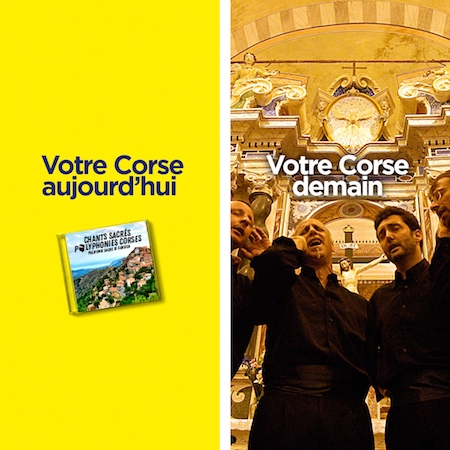 Campagne Covid-19 Corsica Ferries chant corse